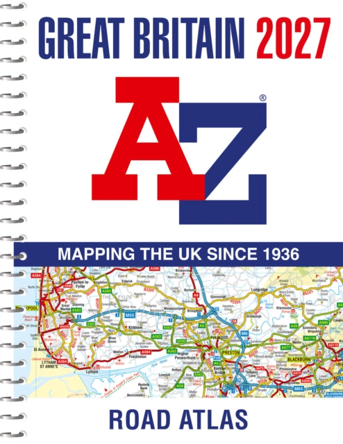 Great Britain A-z Road Atlas 2027 A4 Sp