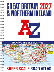 Great Britain A-z Super Scale Road/2027 By A-z Maps
