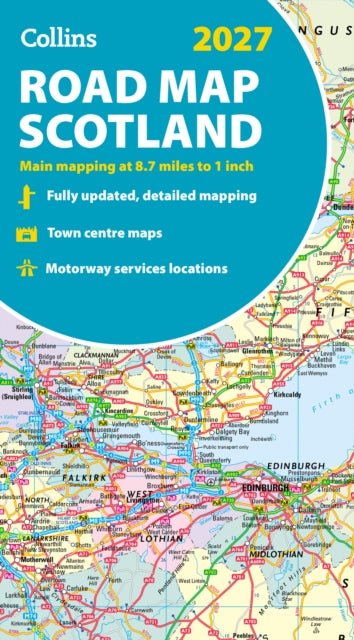Collins Road Map Of Scotland 2027