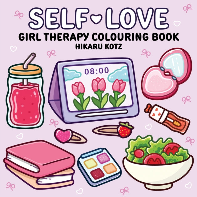 Self Love Girl Therapy Colouring Book