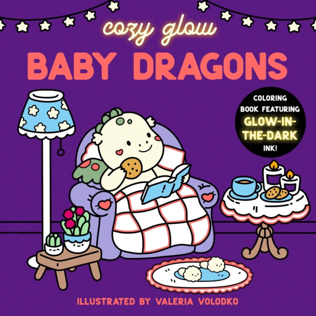 Baby Dragons Glow In The Dark Colouring By Volodko, Valeria