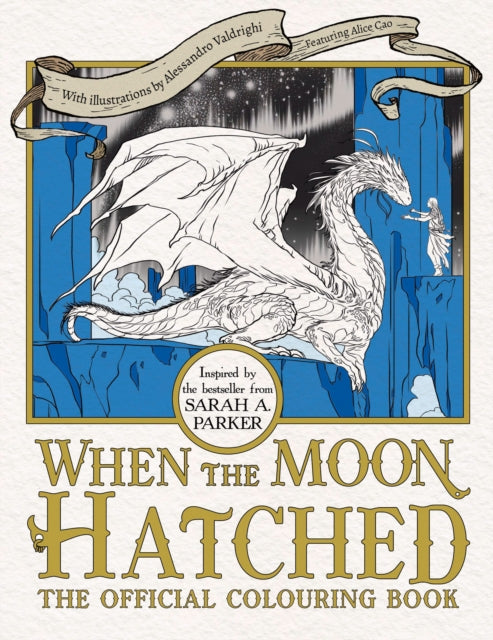 When Moon Hatched Official Colouring Bo By Parker, Sarah A