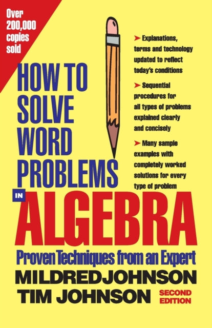 How To Solve Word Problems In Algebra: A