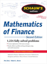 Schaums Outline Of Mathematics Of Financ By Brown, Robert