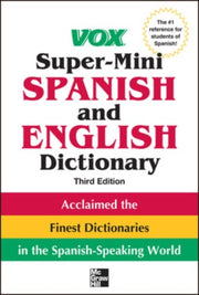 Vox Super Mini Spanish/english Dictionar