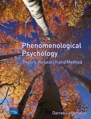Phenomenological Psychology Theory Res By Langdridge, Darren