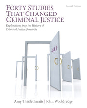Forty Studies That Changed Criminal Jus