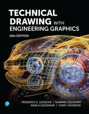Technical Drawing With Engineering Grap