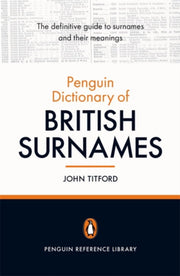 The Penguin Dictionary Of British Surna By Titford  John