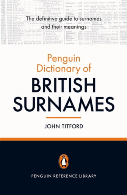 The Penguin Dictionary Of British Surna By Titford  John