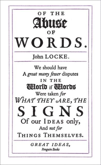 Of The Abuse Of Words
