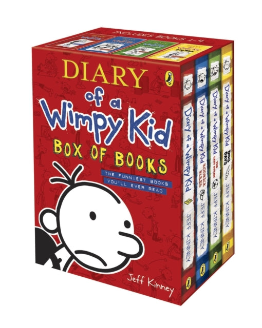 Diary Of A Wimpy Kid Box Of Books By Kinney  Jeff