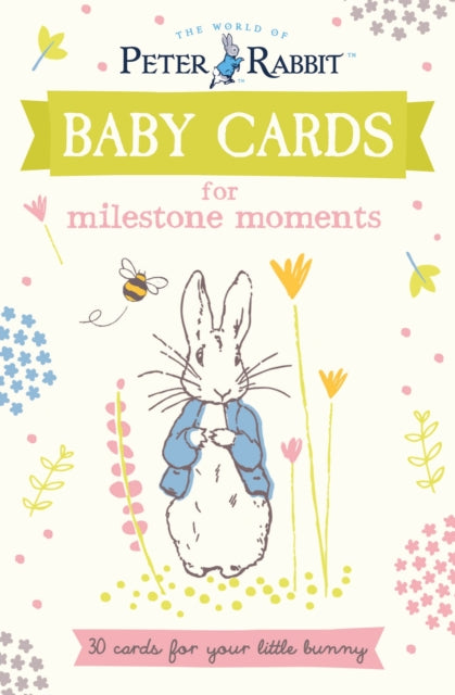 Peter Rabbit Baby Cards/milestone Moment