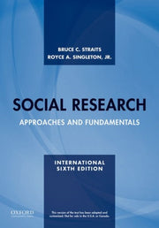 Social Research By Straits,bruce C