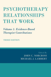 Psychotherapy Relationships That Work By Psychotherapy Relationships That Work