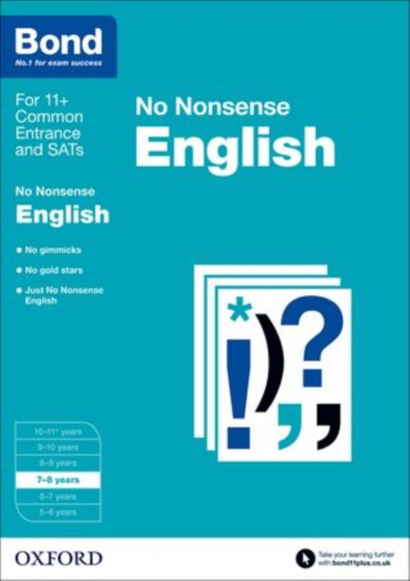 Bond No Nonsense English 7-8years