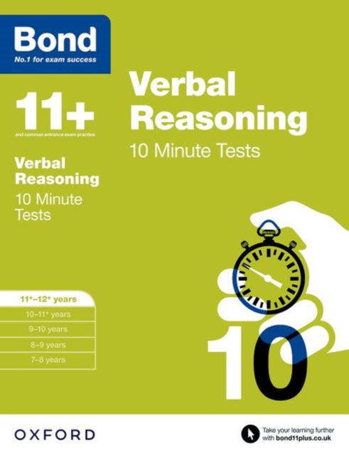 Bond 11 10 Minute Tests Vr 11-12 Yrs