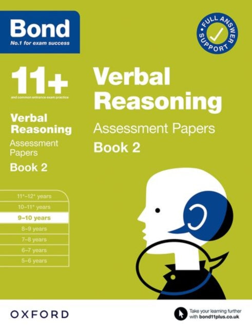 Bond 11+ Verbal Reasoning 9-10 Bk 2