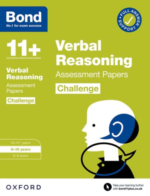 Bond 11+ Verbal Reasoning Papers 9-10 Yr