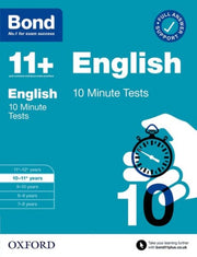Bond 10 Minute Tests 1011 Pack 2021