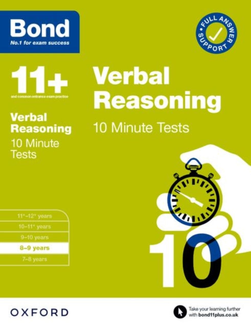 Bond 10 Minute Tests Verbal Reasoning 89