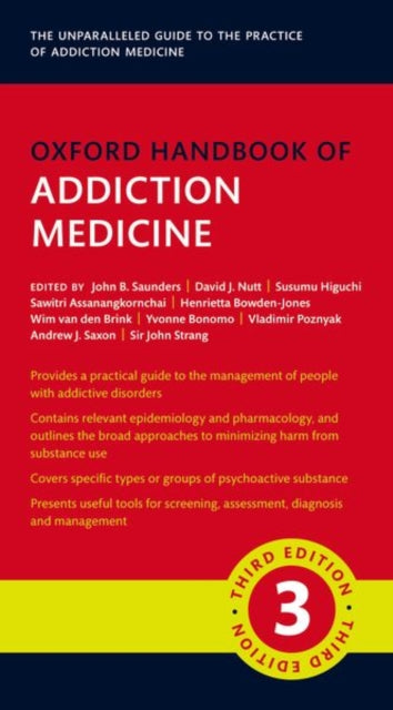 Oxford Handbook Of Addiction Medicine 3e By Saunders, John