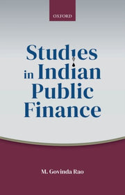 Studies In Indian Public Finance