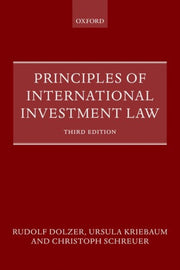 Principles Of International Investment By Dolzer Rudolf