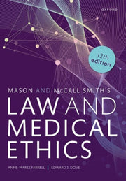 Mason And Mccall Smiths Law And Medica By Farrell, Anne-maree