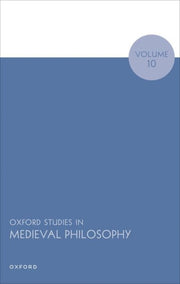 Oxford Studies In Medieval Philosophy Vo