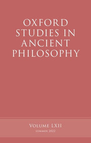 Oxford Studies In Ancient Philosophy V