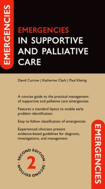Emergencies In Supportive & Palliative C