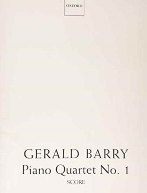 Piano Quartet No. 1 By Barry Gerald