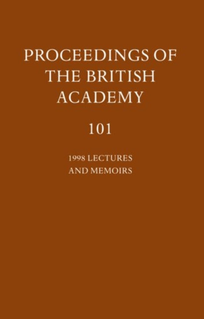 Proceedings Of The British Academy Vol