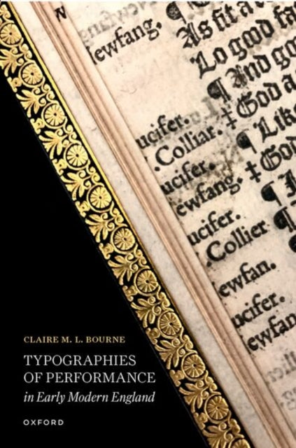 Typographies Of Performance In Early Mo
