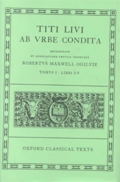Livy Ab Urbe Condita Books Iv 2e Hardbac By Ogilvie, Robert