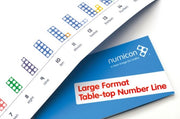 Large Format Table Top Number Line By Unknown