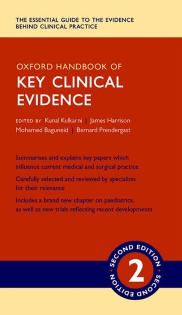 Oxford Handbook Of Key Clinical Evidence By Kulkarni, Kunal