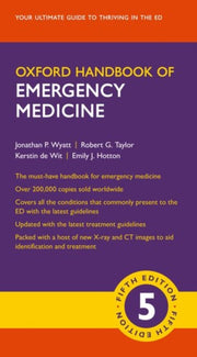 Oxford Handbook Of Emergency Medicine 5e By Wyatt, Jonathan P.;
