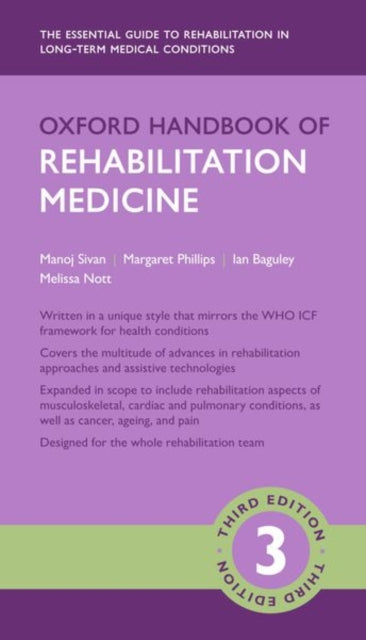 Oxford Handbook Of Rehabilitation Medici By Sivan, Manoj; Philli