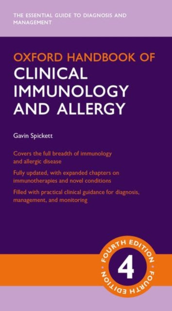 Oxford Handbook Of Clinical Immunology & By Spickett, Gavin