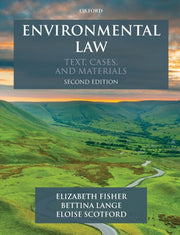 Environmental Law Text Cases Materials 2 By Fisher, Elizabeth; L