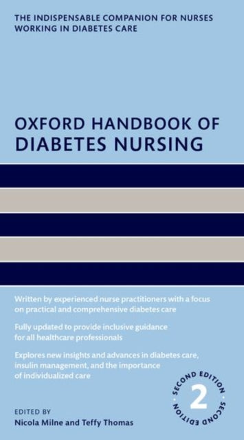 Oxford Handbook Of Diabetes Nursing By Milne, Nicola
