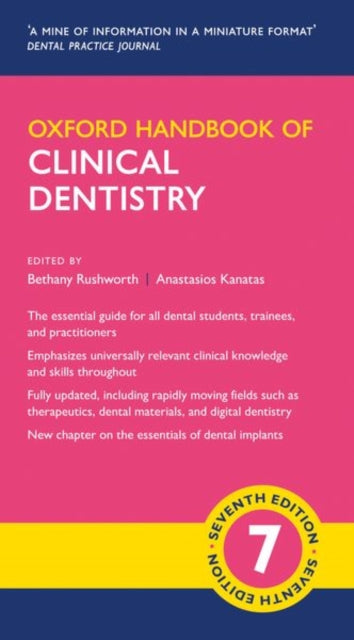 Oxford Handbook Of Clinical Dentistry By Oxford Handbook Of Clinical Dentistry