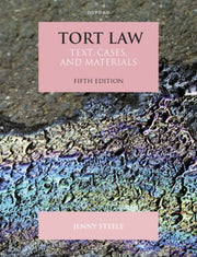 Tort Law Text Cases & Materials 5e Paper