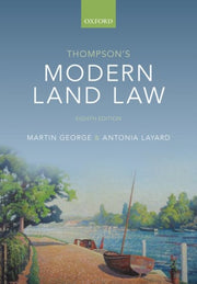 Thompsons Modern Land Law 8e