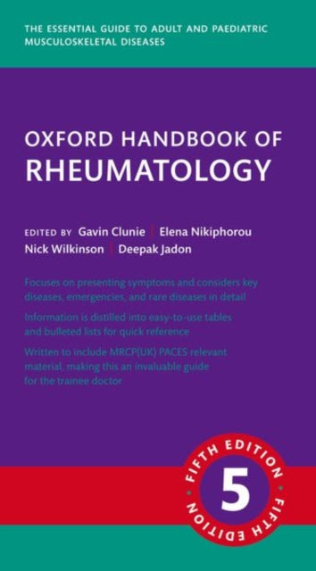 Oxford Handbook Of Rheumatology 5e 5e Fl By Clunie, Gavin