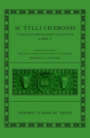 Cicero Tusculan Disputations Marci Tu
