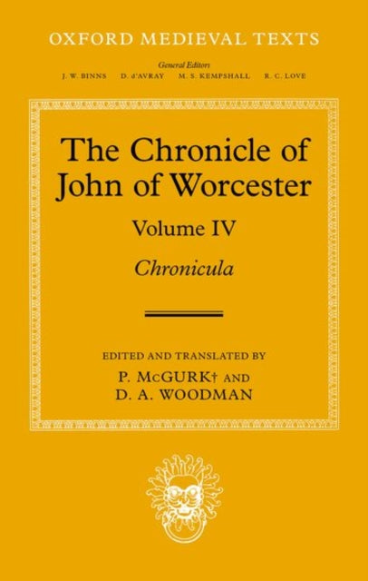 The Chronicle Of John Of Worcester