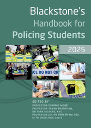 Blackstones Handbook For Policing Stud